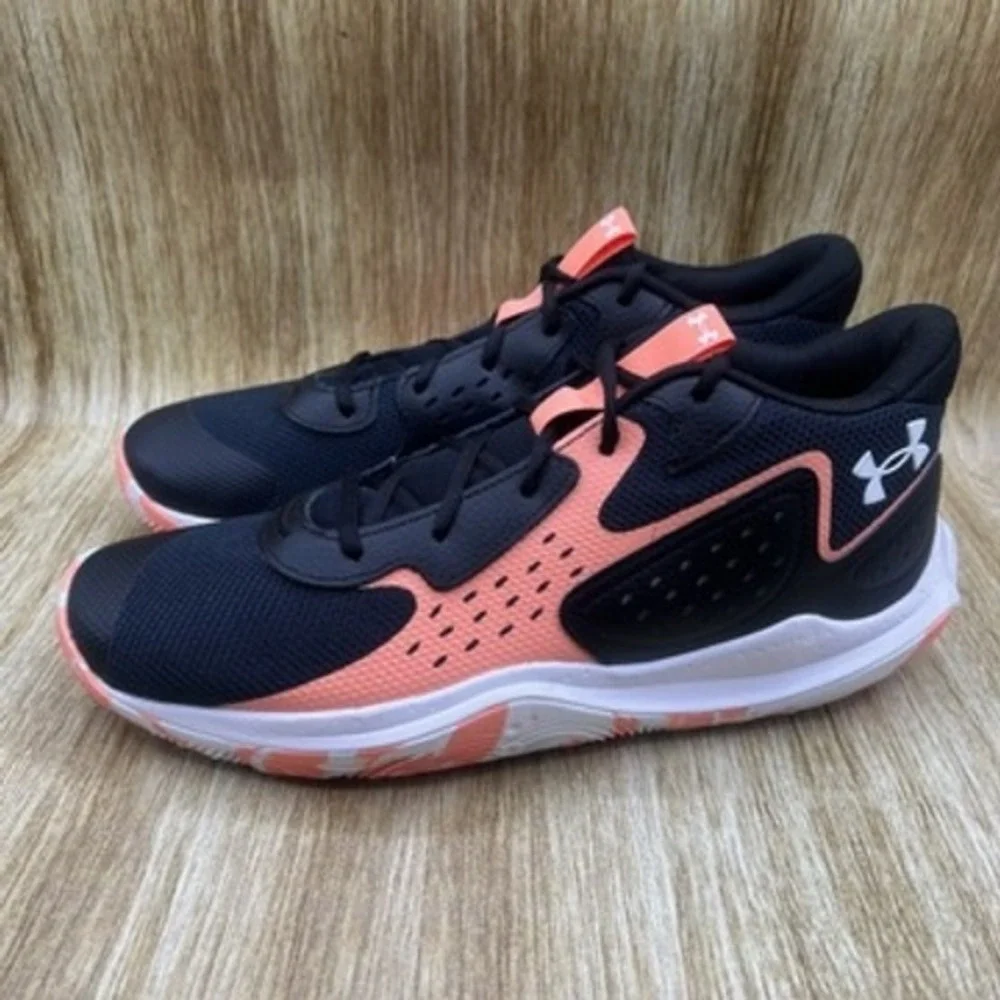 Under Armour Jet '23 'Black Bubble Peach'‎ Men's Size 13 Sneakers Shoes NEW